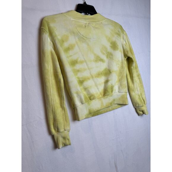 Pilcro And The Letterpress Anthropologie Elayna‎ Sweatshirt Top Yellow Medium - Picture 12 of 12